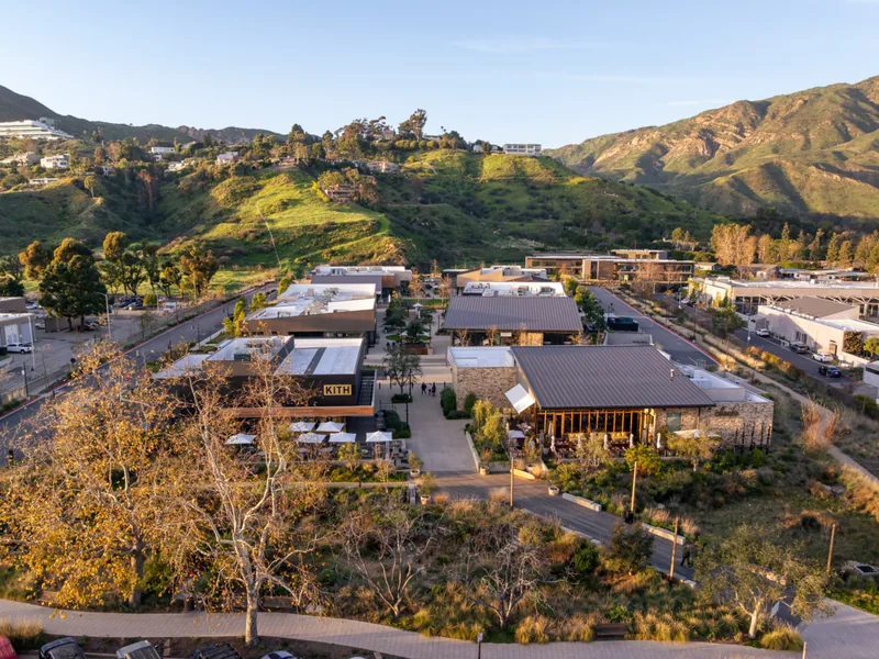 Cross Creek Ranch in Malibu, an open-air luxury retail destination below the Santa Monica Mountains
