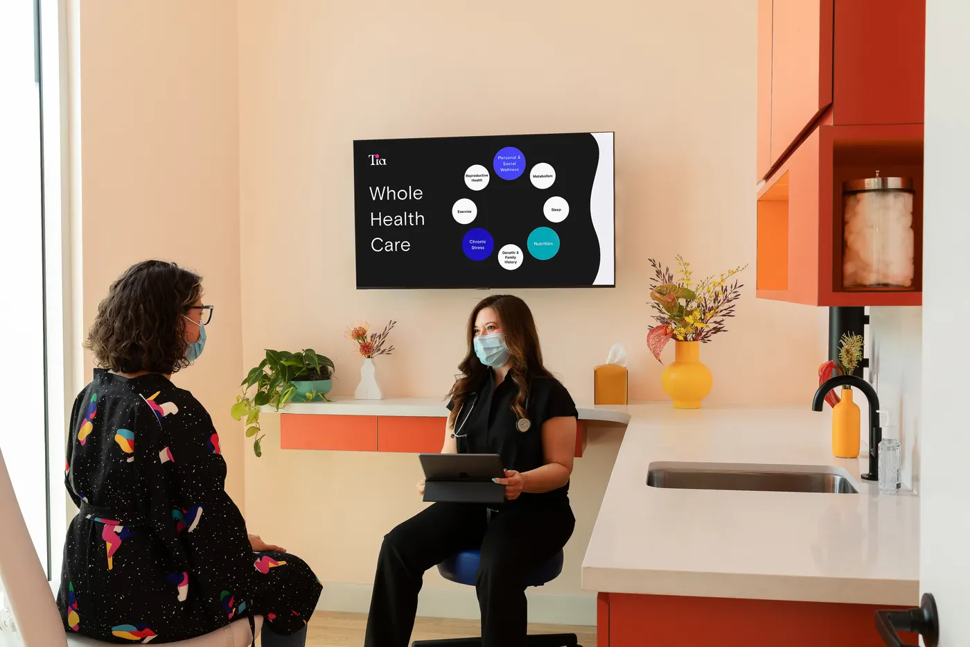 TIA Silver Lake clinic lounge with natural materials